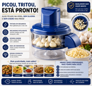 Triturador Elétrico de Alho Premium em Aço Inox – Praticidade e Agilidade na Sua Cozinha
