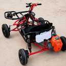 Mini Kart Off-Road Infantil a Gasolina com Suspensão Reforçada e Motor Potente