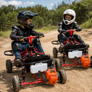 Mini Kart Off-Road Infantil a Gasolina com Suspensão Reforçada e Motor Potente