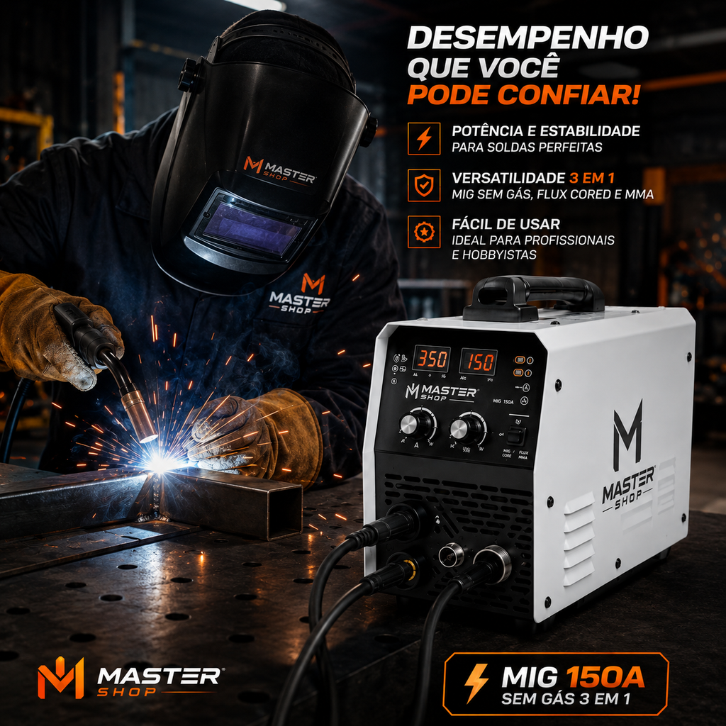 Mini Máquina de Solda Turbo Weld Ultra Potente - 1 ANO DE GARANTIA