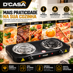 FlameCook™ – Praticidade Onde Você Quiser 1 ANO DE GARANTIA