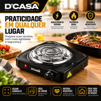 FlameCook™ – Praticidade Onde Você Quiser 1 ANO DE GARANTIA