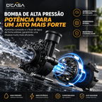 Lavadora de Alta Pressão Portátil 4800W – Kit Completo para Limpeza Pesada - BIVOLT