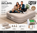 Inflável Premium com Bomba Elétrica Embutida 4000mAh – Conforto de Cama Real em Minutos