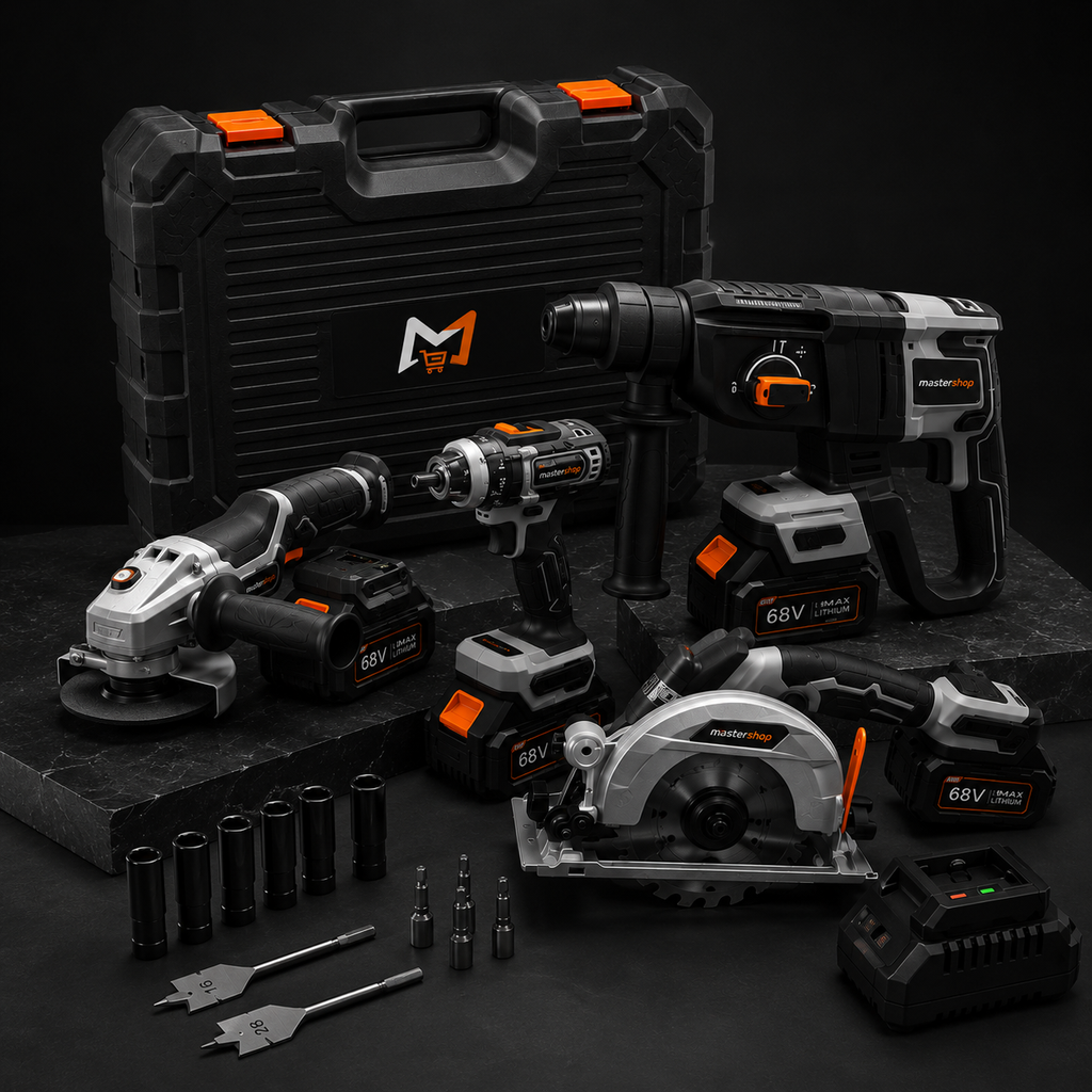Kit Completo de Ferramentas Brushless 68V – Alto Torque, Alta Performance e Durabilidade - 1 ANO GARANTIA - ORIGINAL