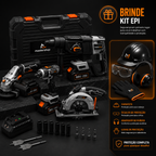 Kit Completo de Ferramentas Brushless 68V – Alto Torque, Alta Performance e Durabilidade - 1 ANO GARANTIA - ORIGINAL