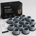 Kit com 4 Pés Anti Vibração Para Máquina de Lavar