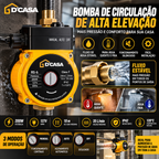 Bomba Pressurizadora de Água D’Casa RS-6 – Alta Pressão para Chuveiros e Torneiras
